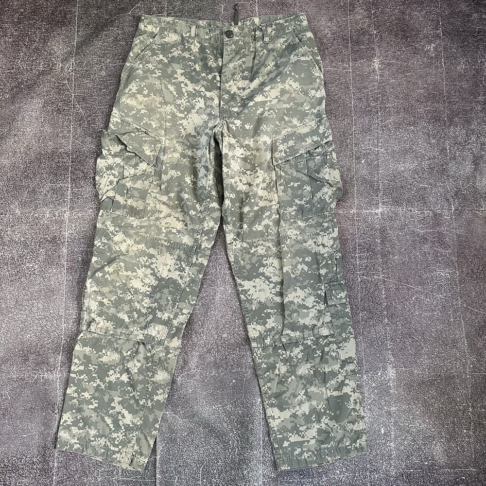 Men's Vintage 90's US Army Digital Camo Double Knee Front Cargo Pants Sz 34 X 32